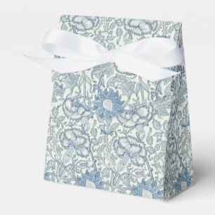 Ballotins William Morris Beau motif floral, bleu, rose