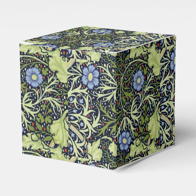 Ballotins William Morris Fleur d'antiquité aux algues marine (Verso)