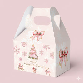 Ballotins Winter Onderland Girl 1st Birthday Pink Snowflake