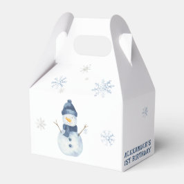 Ballotins Winter Onederland Snowman 1er anniversaire