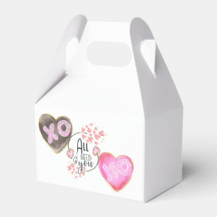 Ballotins xoxo mignon Valentines boîte cadeau