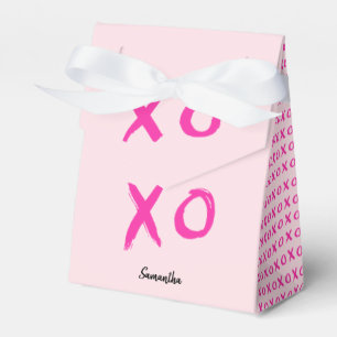 Ballotins XOXO Personnalisé Saint Valentin rose