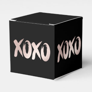 Ballotins XOXO rose pâle   Script de brosse lettres main