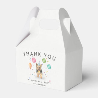 Ballotins Yorkshire laisse un chien chiot pawty Merci d'anni