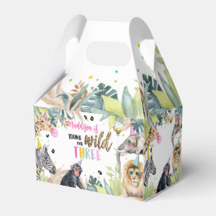 Ballotins Young Wild Three Safari Party Animaux 3e anniversa