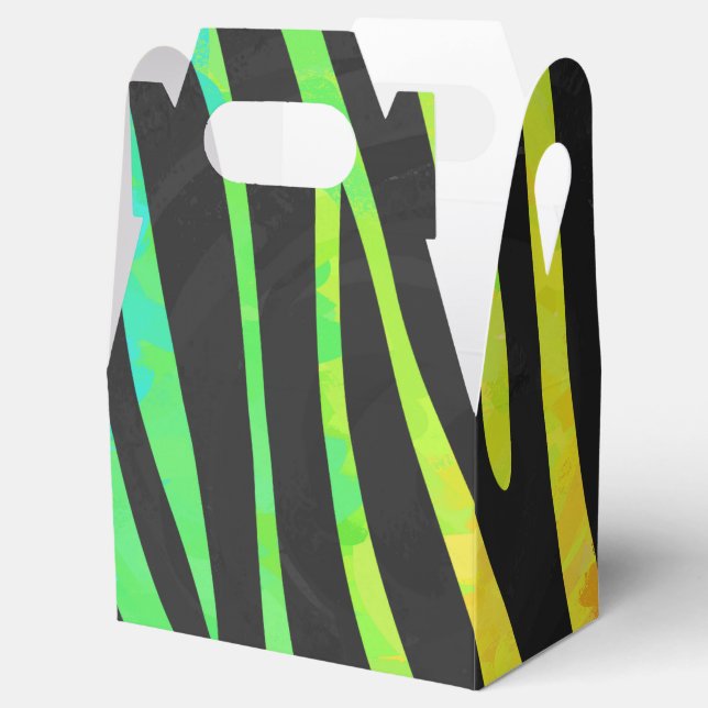Ballotins Zebra Black et Rainbow Print (Ouvert)