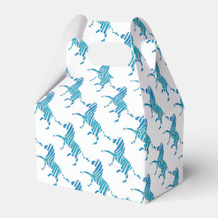 Ballotins Zebra Silhouette Bleu et Blanc