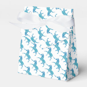 Ballotins Zebra Silhouette Bleu et Blanc