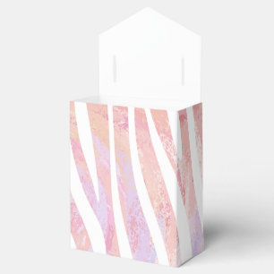Ballotins Zèbre Imprimé Rose et Blanc