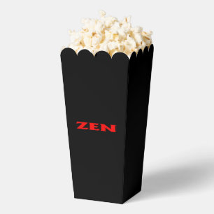 Ballotins Zen rouge noir boîtes pop-corn