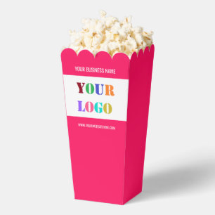 Ballotins Zone de pop-corn du logo de l'entreprise personnal