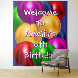 Ballotte Anniversaire Bienvenue Tapisserie