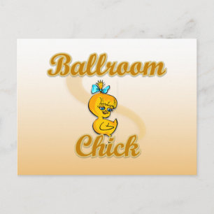 Ballroom Chick Postkarte
