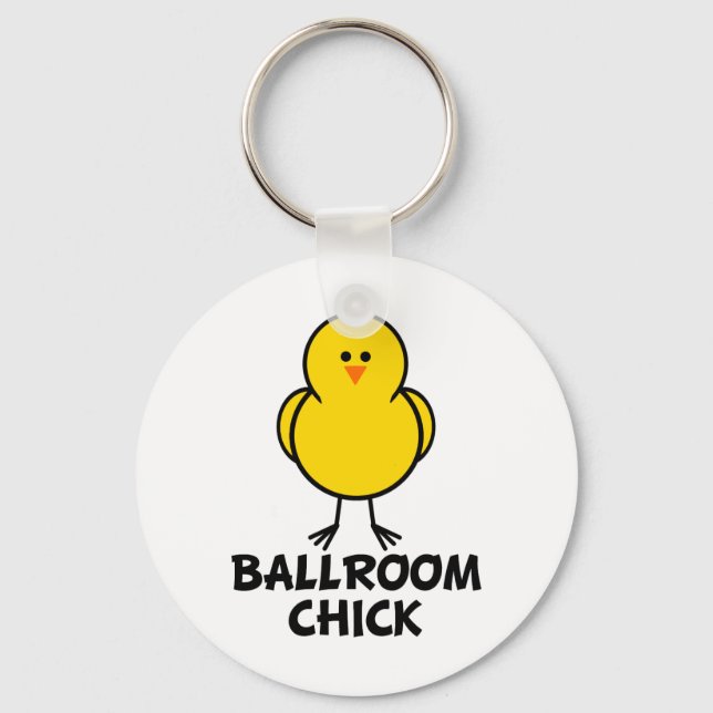 Ballroom Chick Schlüsselanhänger (Vorderseite)