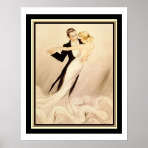 "Ballroom Dance" 16 x 20 Art Déco Imprimer