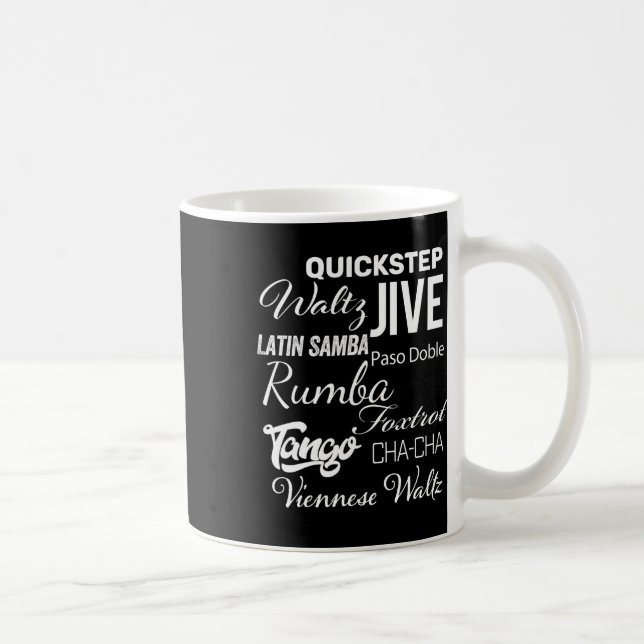 Ballroom Dancer Pun-Geschenk Kaffeetasse (Rechts)