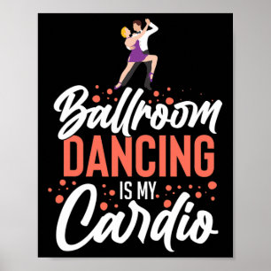 Ballroom Dancing Anfängermusik Tanzunterricht Poster