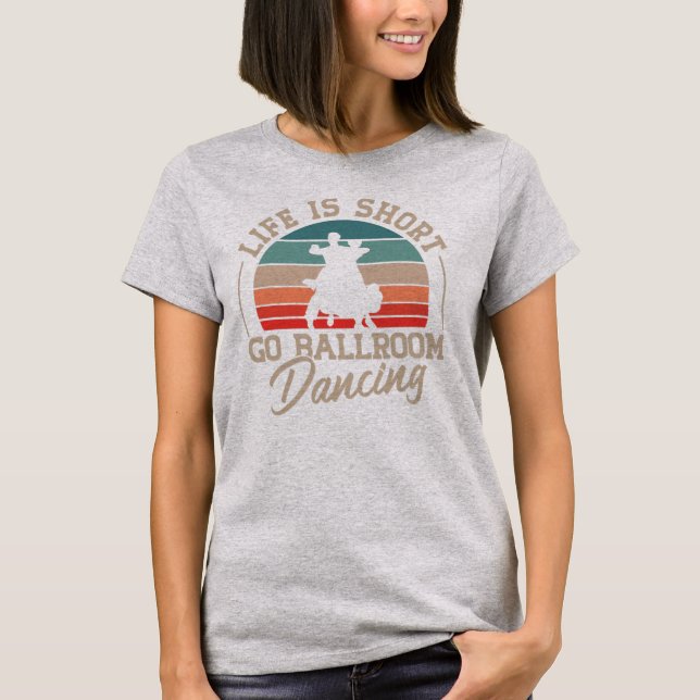 Ballroom Dancing Anfängermusik Tanzunterricht  T-Shirt (Vorderseite)