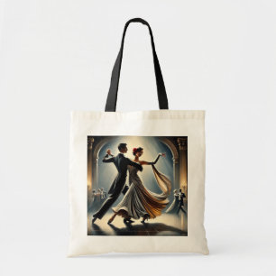 Ballroom Dancing Couple Foxtrot Tragetasche