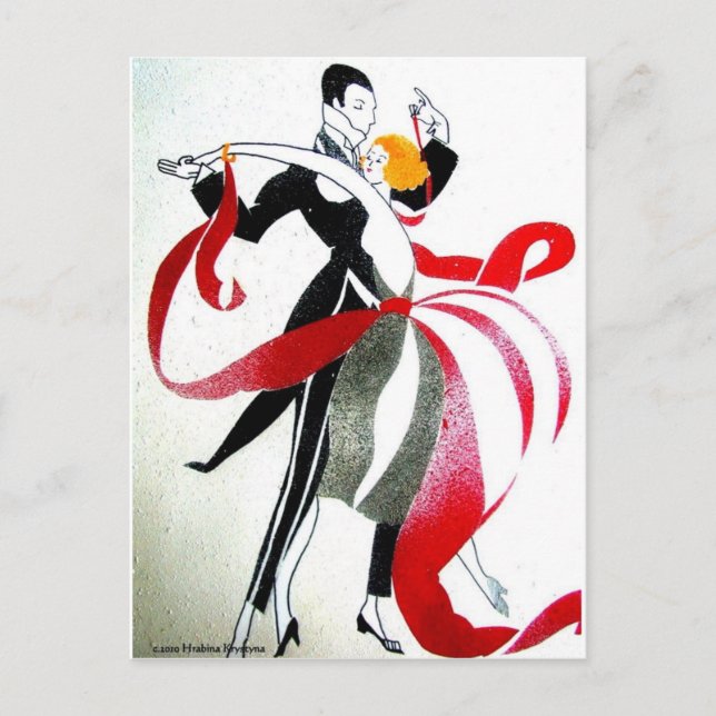 BALLROOM DANCING POSTKARTE (Vorderseite)