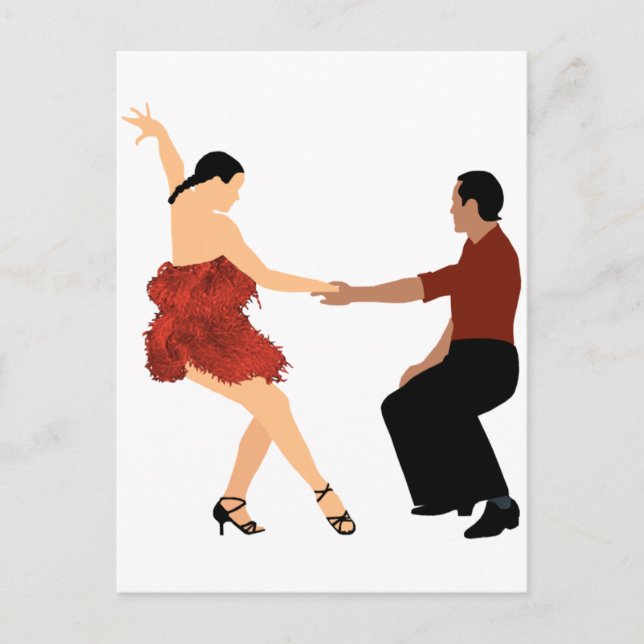 Ballroom Dancing Postkarte (Vorderseite)