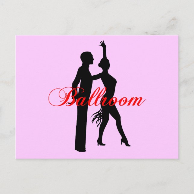 Ballroom Dancing Postkarte (Vorderseite)