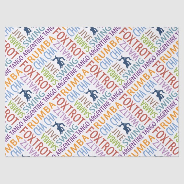 Ballroom Dancing Seidenpapier (Vorderseite)