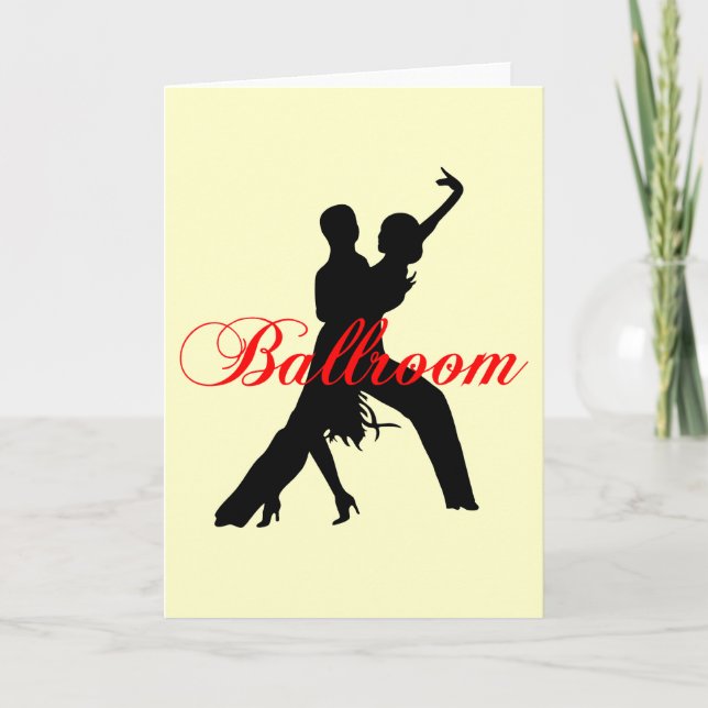 Ballroom-Tanz Karte (Vorderseite)