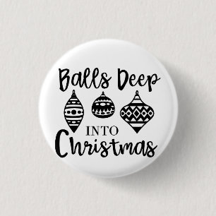 Balls tief in Weihnachten Weihnachten Weihnachten  Button
