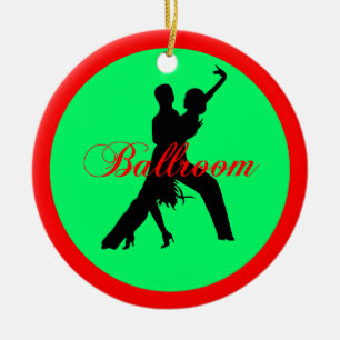 Ballsaaltänzer Keramikornament