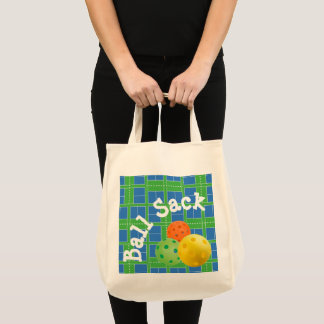Ballsack für Pickleballs - Blue Green Orange Tragetasche
