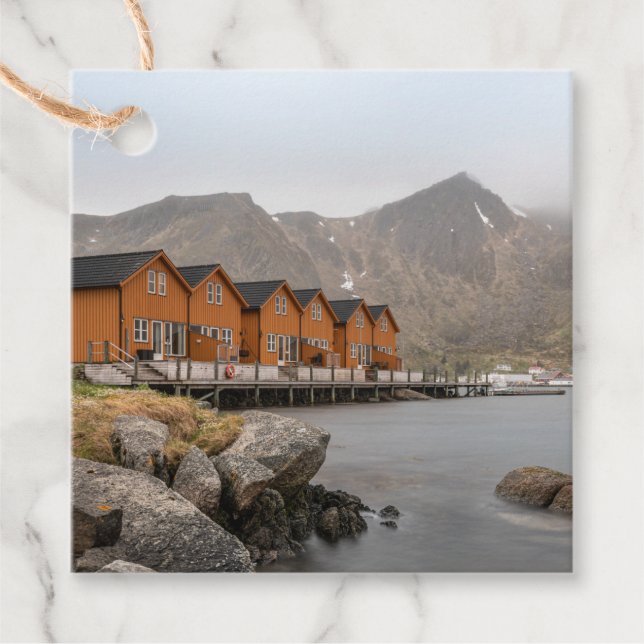 Ballstad Lofoten Geschenkanhänger (Vorderseite)