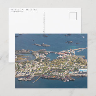 Ballstad Lofoten Inseln Norwegen Postkarte