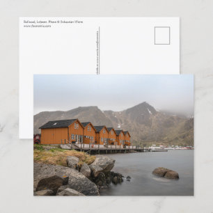 Ballstad Lofoten Inseln Norwegen Postkarte