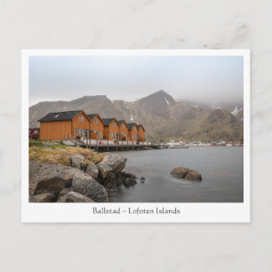 Ballstad Lofoten Postkarte
