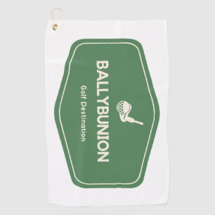 Ballybunion Ireland Golf Zielort Golfhandtuch