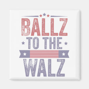 Ballz bei den Wahlen 2024 in Walz Harris Waltz Magnet