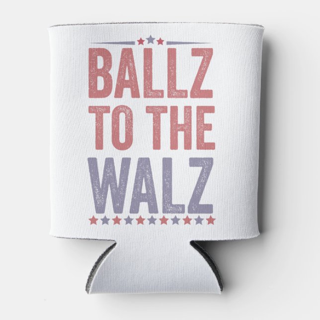 Ballz bei den Walz Harris Walz Wahlen 2024 Dosenkühler (Vorderseite)