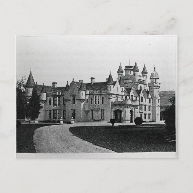 Balmoral Castle Postkarte (Vorderseite)