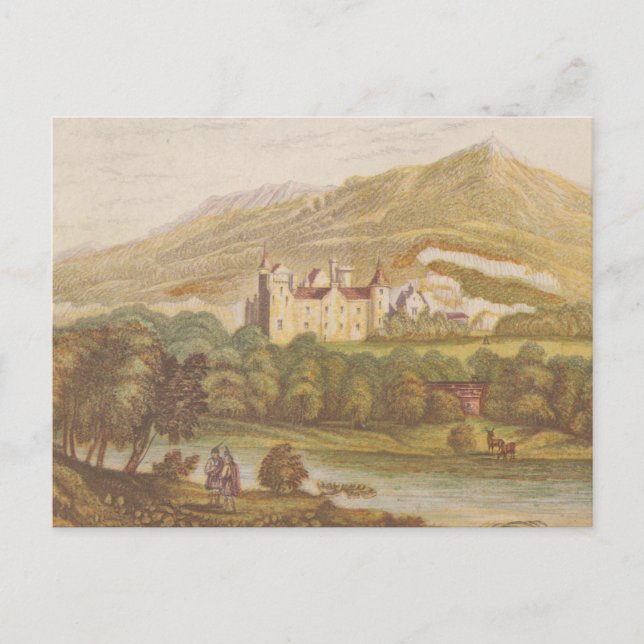 Balmoral Castle Postkarte (Vorderseite)