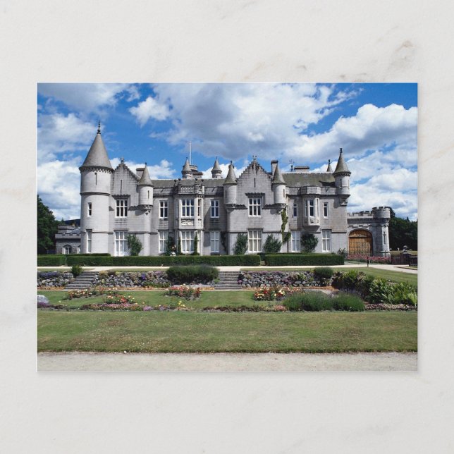 Balmoral, Königin der schottischen Residenz Englan Postkarte (Vorderseite)