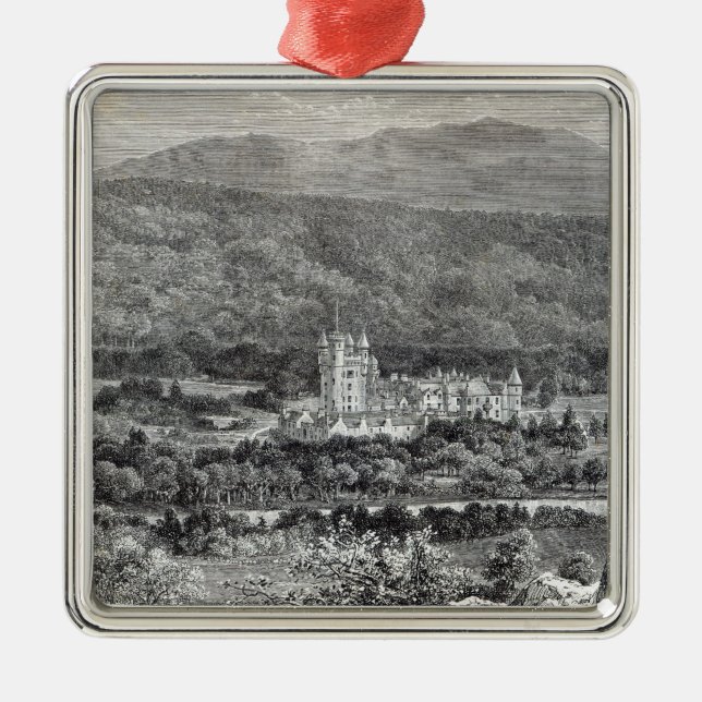 Balmoral, "von der Freizeit-Stunde", 1888 Silbernes Ornament (Vorne)