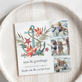 Balnéaire | Carte de collage photo de jour férié C