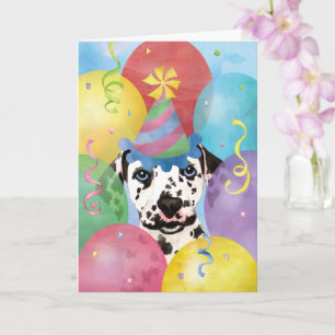 Balons d'anniversaire Carte Dalmatienne