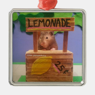 Baloos Limonadestand Silbernes Ornament