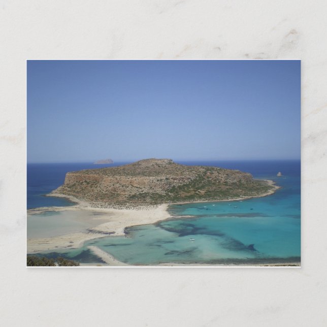 Balos Beach, Kreta, Griechenland Postkarte (Vorderseite)