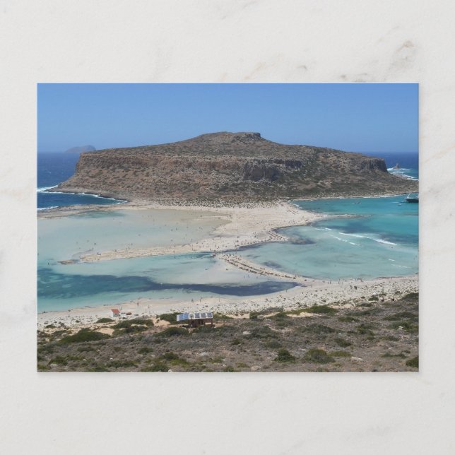 Balos Lagoon, Crète Grèce Beach Carte postale (Devant)