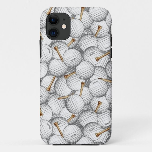 Bals de golf et Coque iphone Tee - shirt (Dos)
