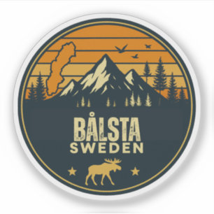 Bålsta, Schweden Sverige Aufkleber