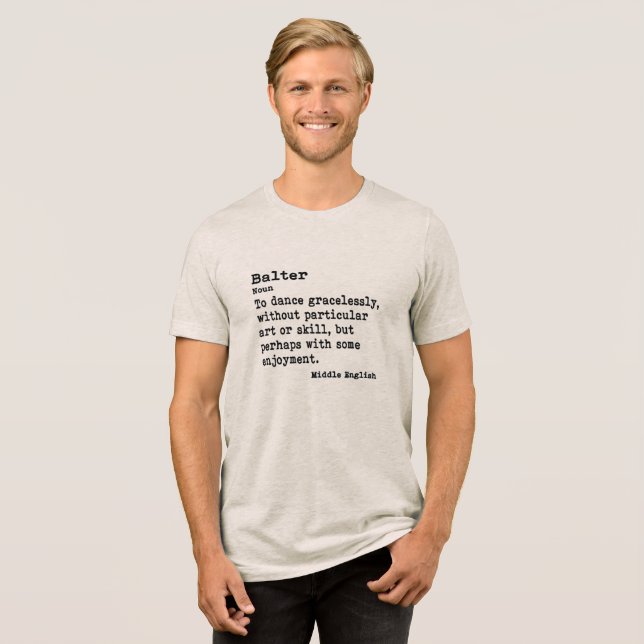 Balter: Kurzschläfchen Tri-Blend Shirt (Vorderseite voll)